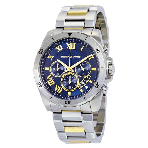 michael kors 8437|Michael Kors brecken blue dial.